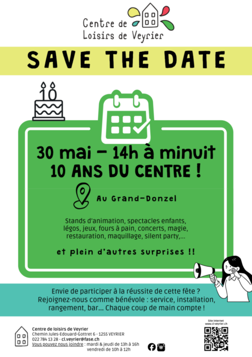 Save the date 10 ans